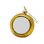 Kerstbal Plastic Ø80 mm Goud (SCB.080.080.006)