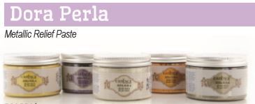 Cadence - Dora Perla Metallic Relief Pasta - Platinum - 150ml (0001) *