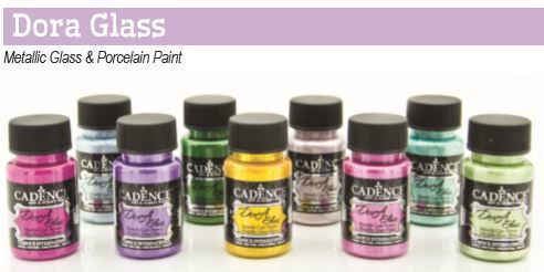 Cadence - Dora - Metallic Glas Verf - Antiek lila - 50 ml (3149)