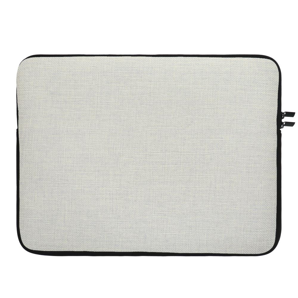 Polylinnen Sublimatie Laptophoes met Voering - 17" (40x30x16cm)