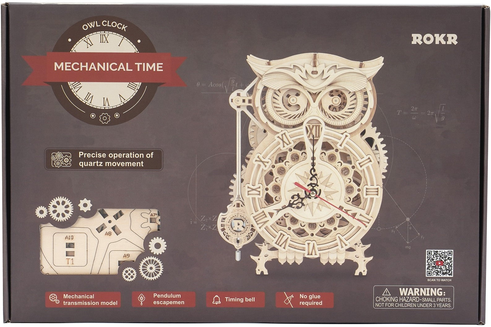 Robotime Owl Clock (LK503)