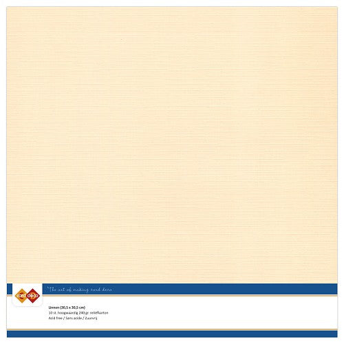 Linnenkarton - Card Deco - Scrap - Chamois - (LKK-SC07)