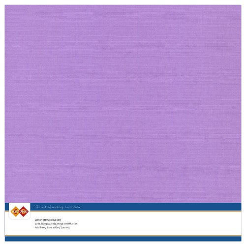 Linnenkarton - Card Deco - Scrap - Lilac - (LKK-SC17)