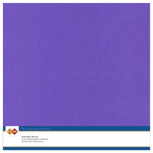 Linnenkarton - Card Deco - Scrap - Violet - (LKK-SC18)