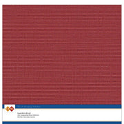 Linnenkarton - Card Deco - Scrap - Kerstrood - (LKK-SC34)