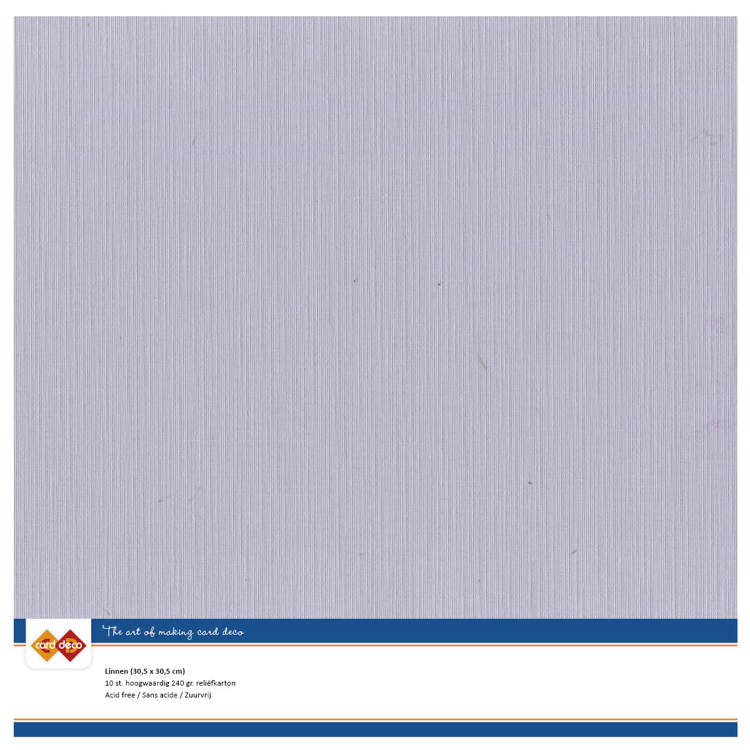 Linnenkarton - Card Deco - Scrap - Muisgrijs - (LKK-SC51)