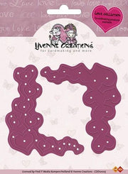 Die - Yvonne Creations - Love - Corners (AFGEPRIJSD)