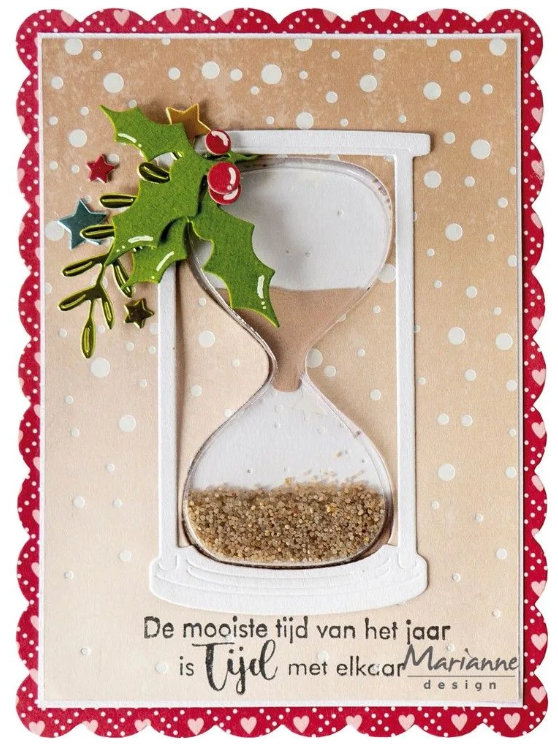 Marianne Design • Decoration Shaker Window Hourglass - LR0071*