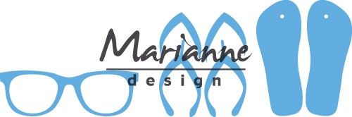 Marianne Design - Creatables - Flipflops & zonnebril (LR0477) *
