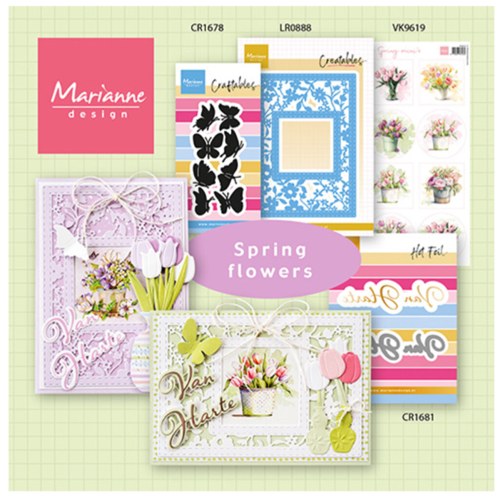 Creatables Rectangle Flowers (LR0888) *