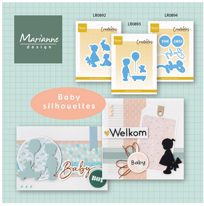 Creatables Baby Boy & Girl Text (LR0894) *