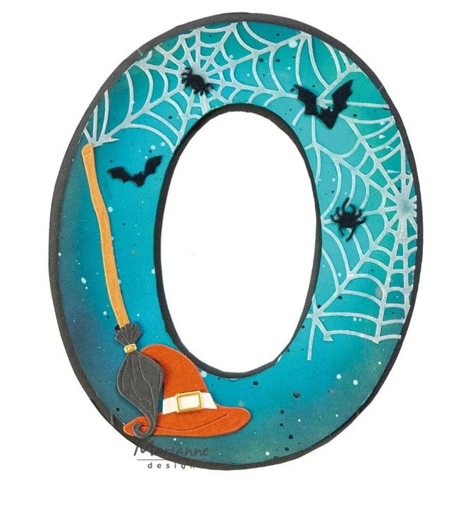 Marianne Design • Creatable Witch hats & broomstick (LR0935) *