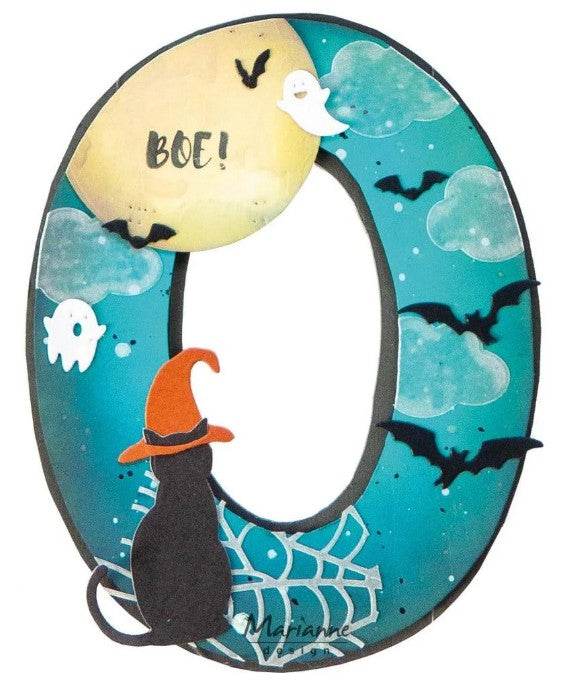 Marianne Design • Creatable Witch hats & broomstick (LR0935) *