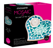 Mosaaro Mozaiek set Glas Mozaiek Kaarsenhouder Hart (MA1011) *