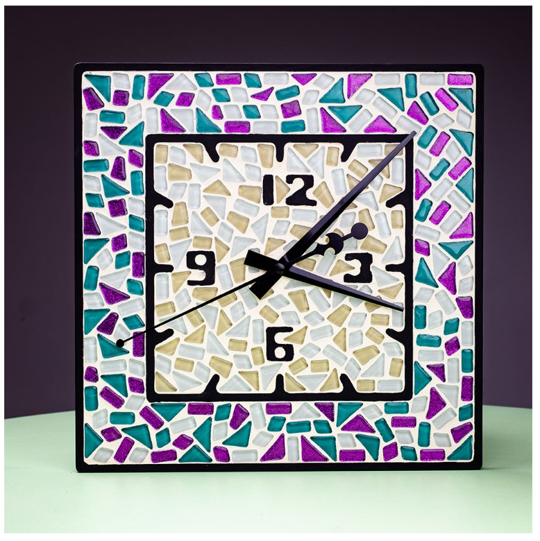 Mosaaro Mozaiek set Vierkanten Klok (MA4002) *