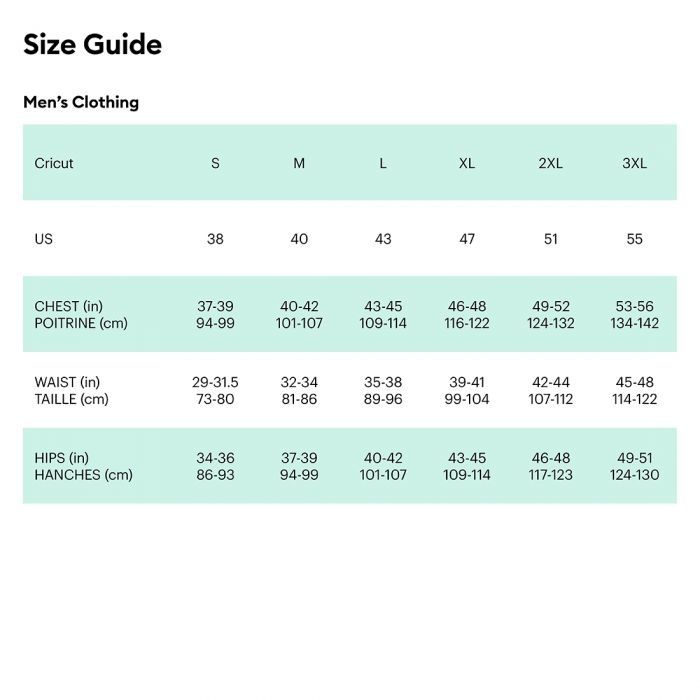 Cricut V-Neck T-Shirt Blank XL (2007909)
