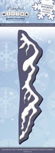 Die - Yvonne Creations - Playful Winter - Snow mountain (AFGEPRIJSD)