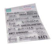 Marianne D Clear Stamps Griezelgroetjes (NL) CS1151 110x150mm *