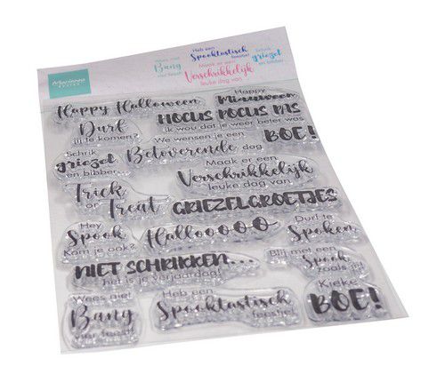 Marianne D Clear Stamps Griezelgroetjes (NL) CS1151 110x150mm *