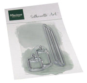 Marianne D Clear Stamps Silhouette Art - Kaarsen CS1146 24x40mm *