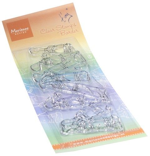 Marianne D Clear Stamps Tiny's Borders - Verftubes TC0923 55x128mm *