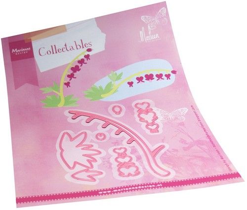Marianne D Collectable Bloedende harten by Marleen COL1539 62x96,5mm *