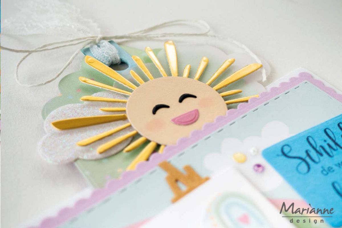 Marianne D Collectable Zon & wolken by Marleen COL1543 88x114mm *