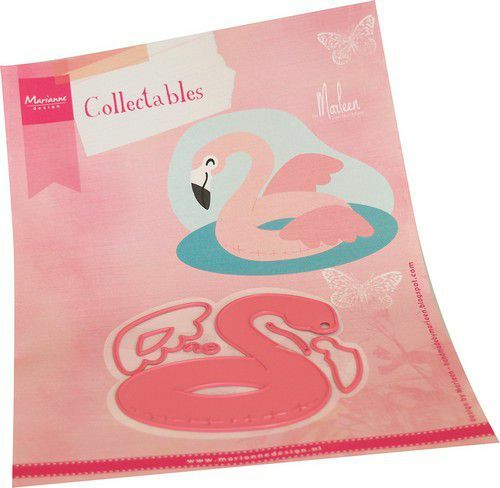 Marianne D Collectables Opblaasbare Flamingo COL1512 150x210mm (AFGEPRIJSD)