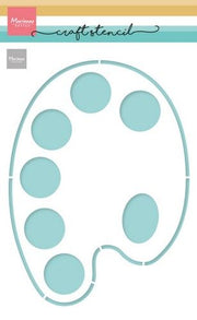 Marianne D Craft Stencil - Verfpalet PS8156 210x149mm *