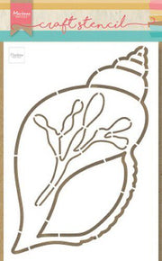 Marianne D Craft Stencil Zee Schelp PS8064 21 x 15 cm (AFGEPRIJSD)