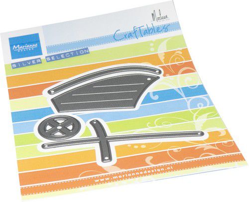 Marianne D Craftable Kruiwagen by Marleen CR1634 108,5x59mm *