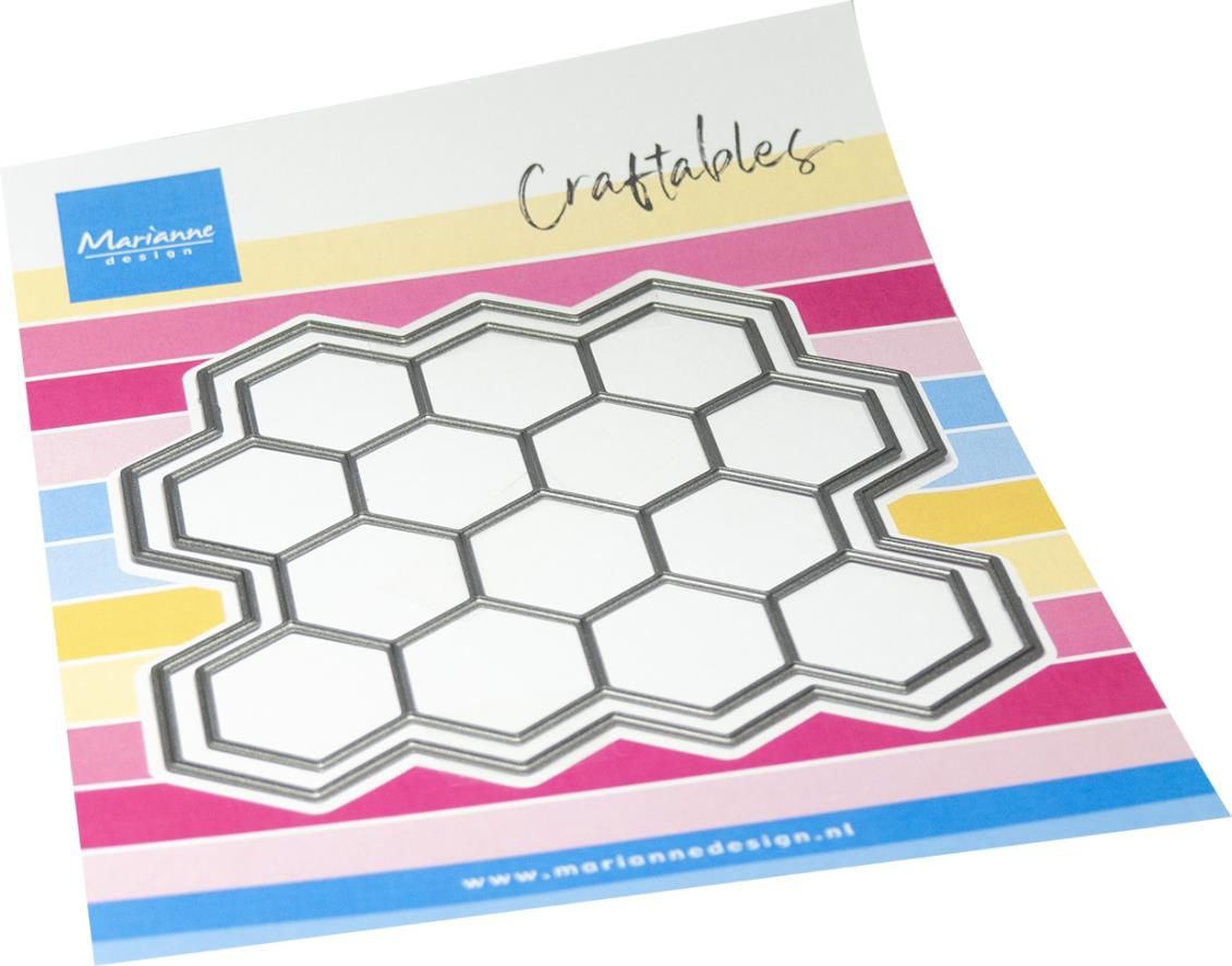 Marianne D Craftable Pixel-Hexagon CR1668 97,5x92,5mm *