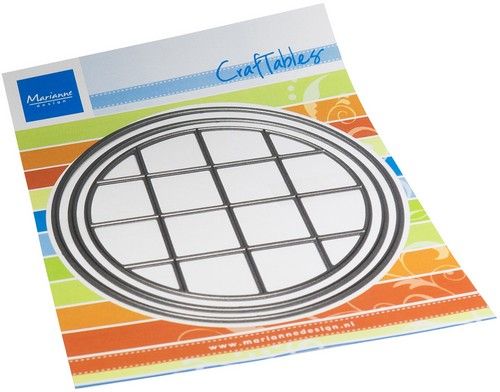 Marianne D Craftable Pixels Cirkel CR1651 circle 97mm, squares 22x22mm *