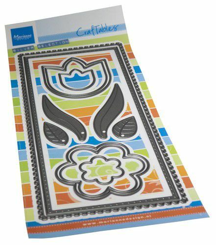 Marianne D Craftable Slimline Bloemen 92x204mm (CR1623)*