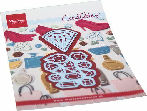 Marianne D Creatable Diamant & edelstenen LR0757 110x160mm*