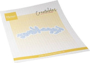 Marianne D Creatable Fijne Kerst gebogen (NL) LR0874 83x37mm *