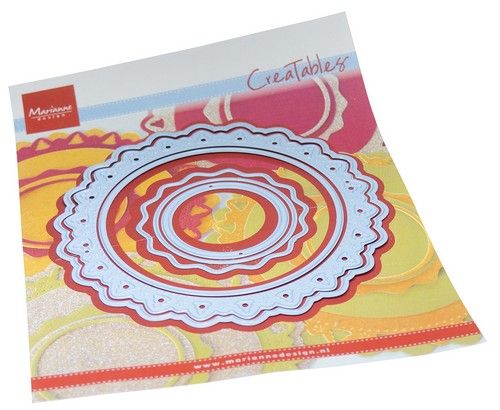 Marianne D Creatable Jolly Christmas doily LR0837 113x114 mm *
