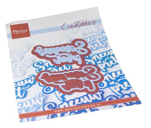 Marianne D Creatable Sneeuwpret LR0823 59x41mm *