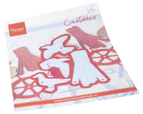 Marianne D Creatable Tiny‘s Strandpaal & Meeuwen LR0859 71x93mm *