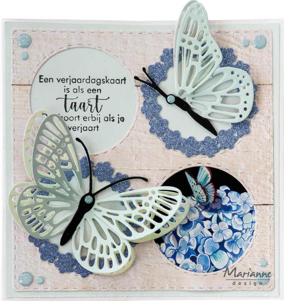 Marianne D Creatable Tiny's Vliegende vlinder LR0855 60x61mm *