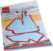 Marianne D Creatable Tiny‘s Zeilboot LR0810 80x80mm 85x37mm*