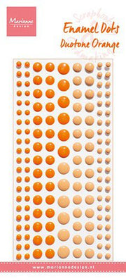 Marianne D Decoration Enamel dots - Duotone oranje PL4528 156 dots *