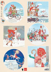 Marianne D Decoupage Sint en Piet EWK1281 A4