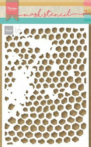 Marianne D Mask Stencil - Tiny‘s Honingraat PS8116 21x15cm*