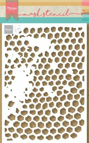 Marianne D Mask Stencil - Tiny‘s Honingraat PS8116 21x15cm*