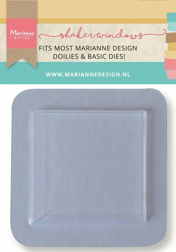 Marianne D Shaker windows - Kleine vierkant 4,8x4,8cm - 10 st LR0044 10x15cm