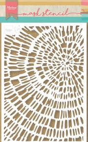 Marianne D Stencil Tiny‘s Sliced Wood PS8040 149x210 mm*