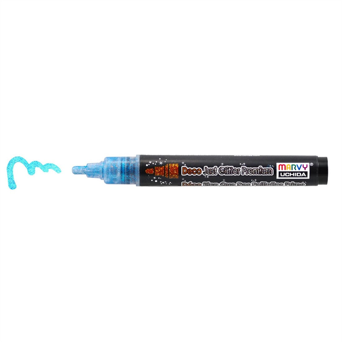 Marvy Uchida Deco Fabric Marker Glitter Blue (223-G3)