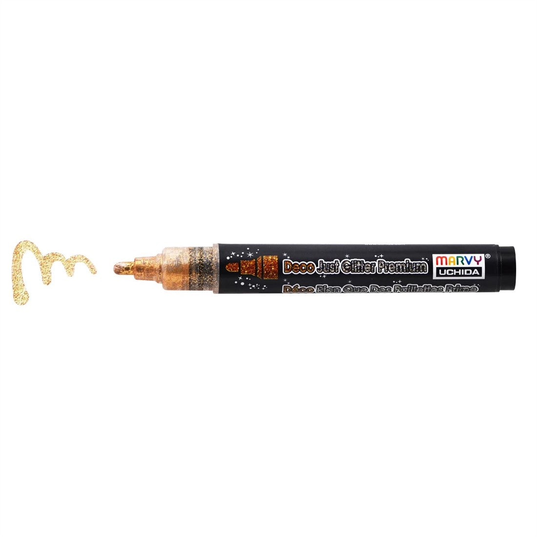 Marvy Uchida Deco Fabric Marker Glitter Gold (223-GGLD)