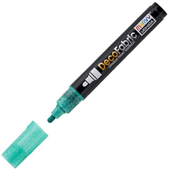 Marvy Uchida Deco Fabric Marker Glitter Green (223-G4)